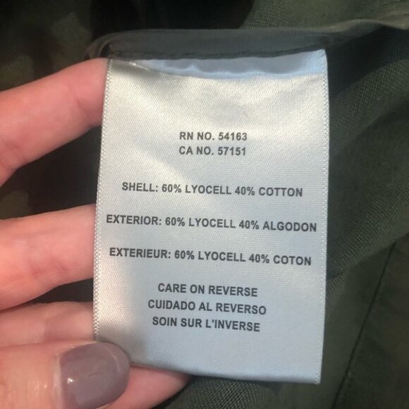 LEVI'S Mock-Neck Army Green Utility Jacket - Picture 9 of 11